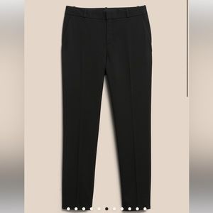 Ankle Straight Black Pant